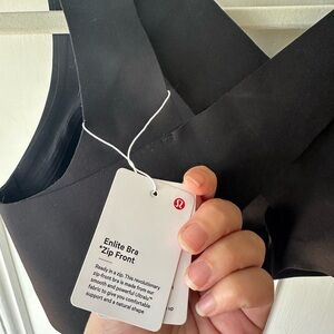 lululemon athletica Black Enlite Sports Bra